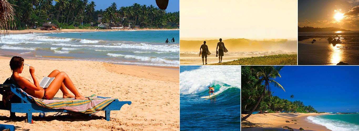 Mirissa beach on a classic 8 day Sri Lanka tour