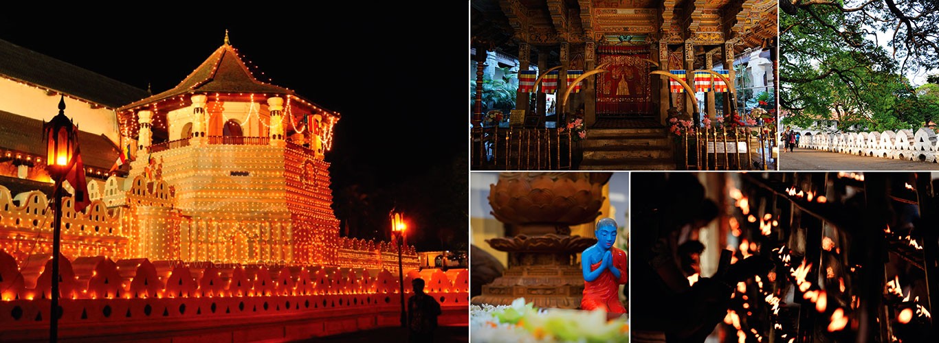 Kandy Temple of the Tooth on the summer Sri Lanka tour