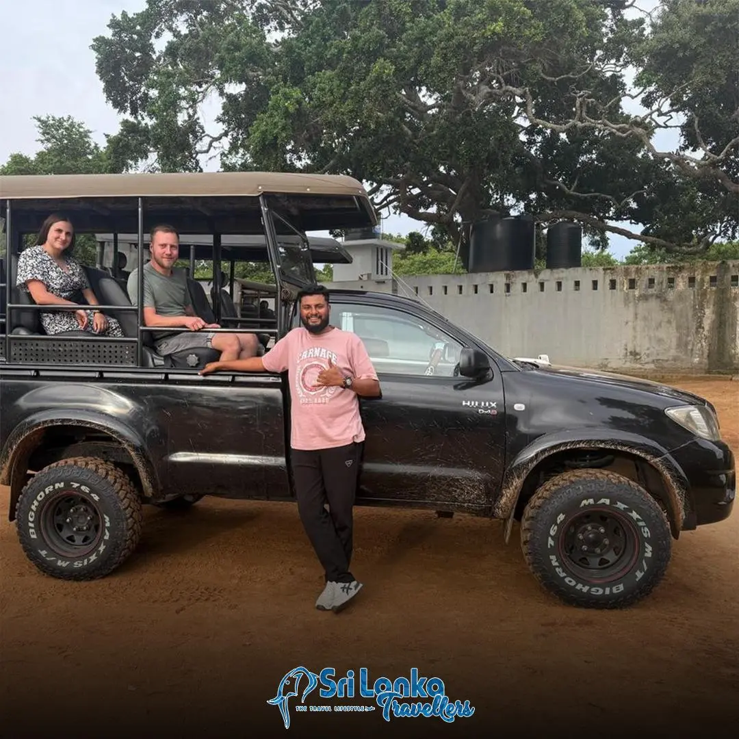 Yala safari jeep on a 10 day Sri Lanka itinerary
