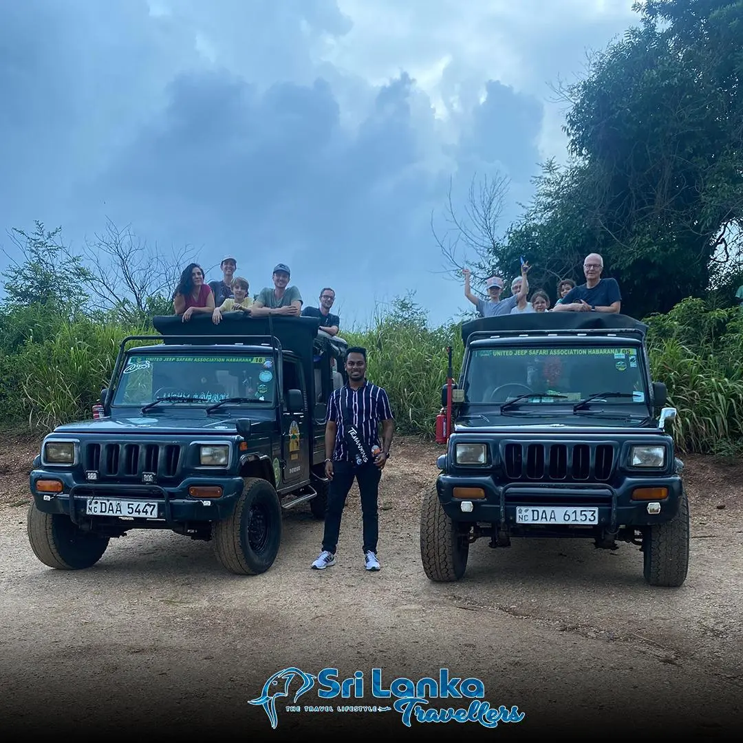 Safari jeep on a 14 day Sri Lanka itinerary